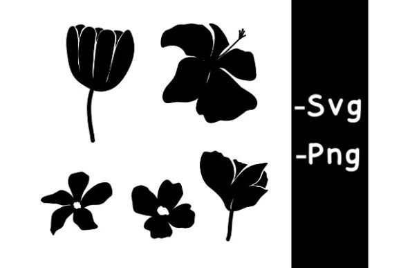 Cute Black Flowers Graphics and Illustrations Review