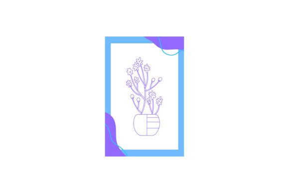 Flowers Card Simple Design: Clean Graphics & Illustrations