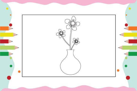 Flowers Coloring Pages for Kid 2 Graphics