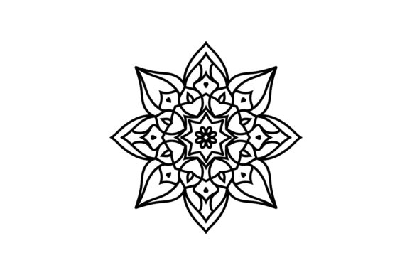 Mandala Flowers Vector Art: Graphics & Icons for Branding