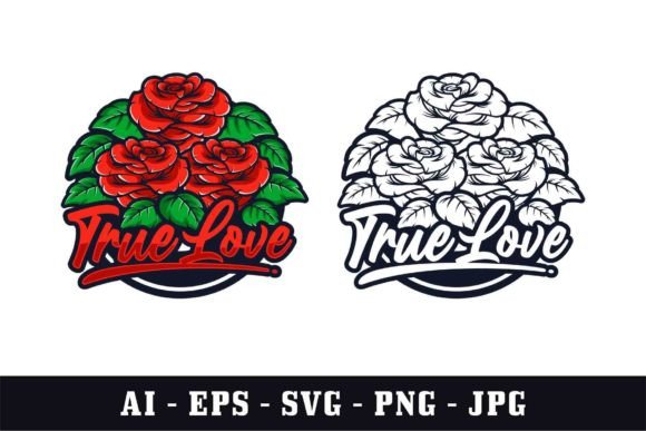 Red Roses True Love Vector: Graphics & Illustrations Review