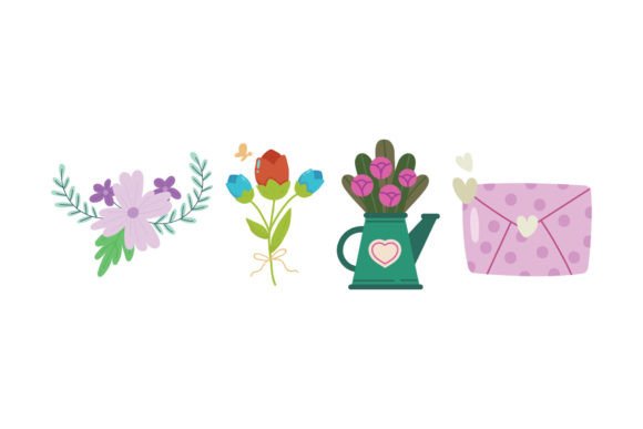 Women s Day Flowers: A Practical Review for Graphics and Illustrations
